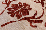 Ivory Tribal Gabbeh Handmade Rug - 5' 7" X 7' 9" - Golden Nile