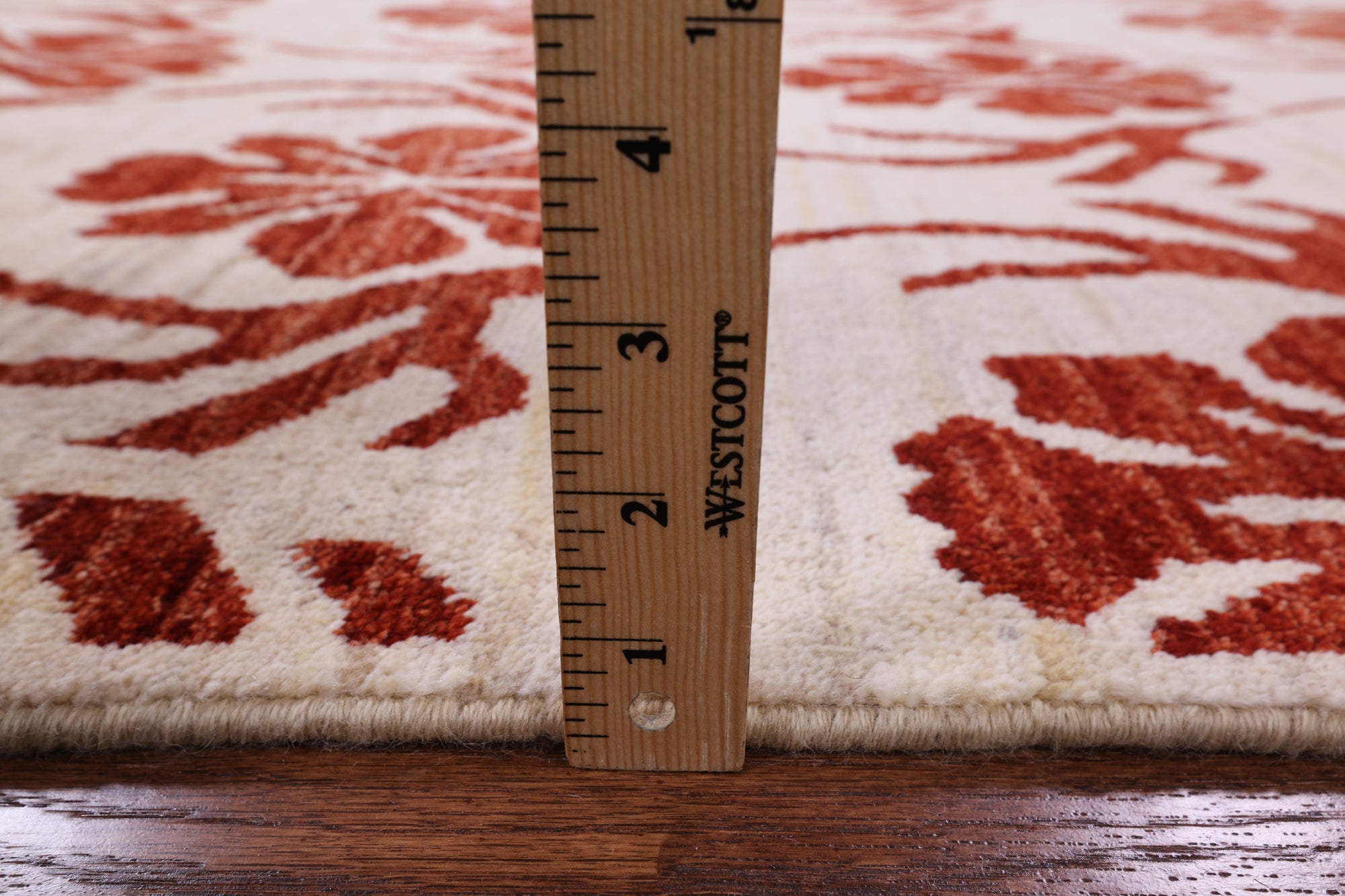 Ivory Tribal Gabbeh Handmade Rug - 5' 7" X 7' 9" - Golden Nile