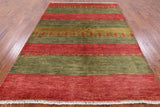 6 X 9 Gabbeh Hand Knotted Area Rug - Golden Nile
