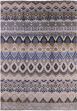 Ikat Handmade Wool Rug - 10' 0" X 14' 0" - Golden Nile