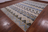Ikat Handmade Wool Rug - 10' 0" X 14' 0" - Golden Nile