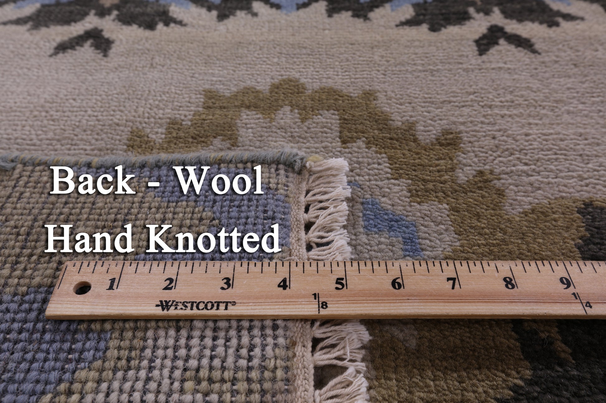 Ikat Handmade Wool Rug - 10' 0" X 14' 0" - Golden Nile