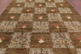 Persian Gabbeh Hand Knotted Wool Rug - 8' 10" X 12' 7" - Golden Nile