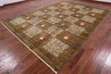 Persian Gabbeh Hand Knotted Wool Rug - 8' 10" X 12' 7" - Golden Nile