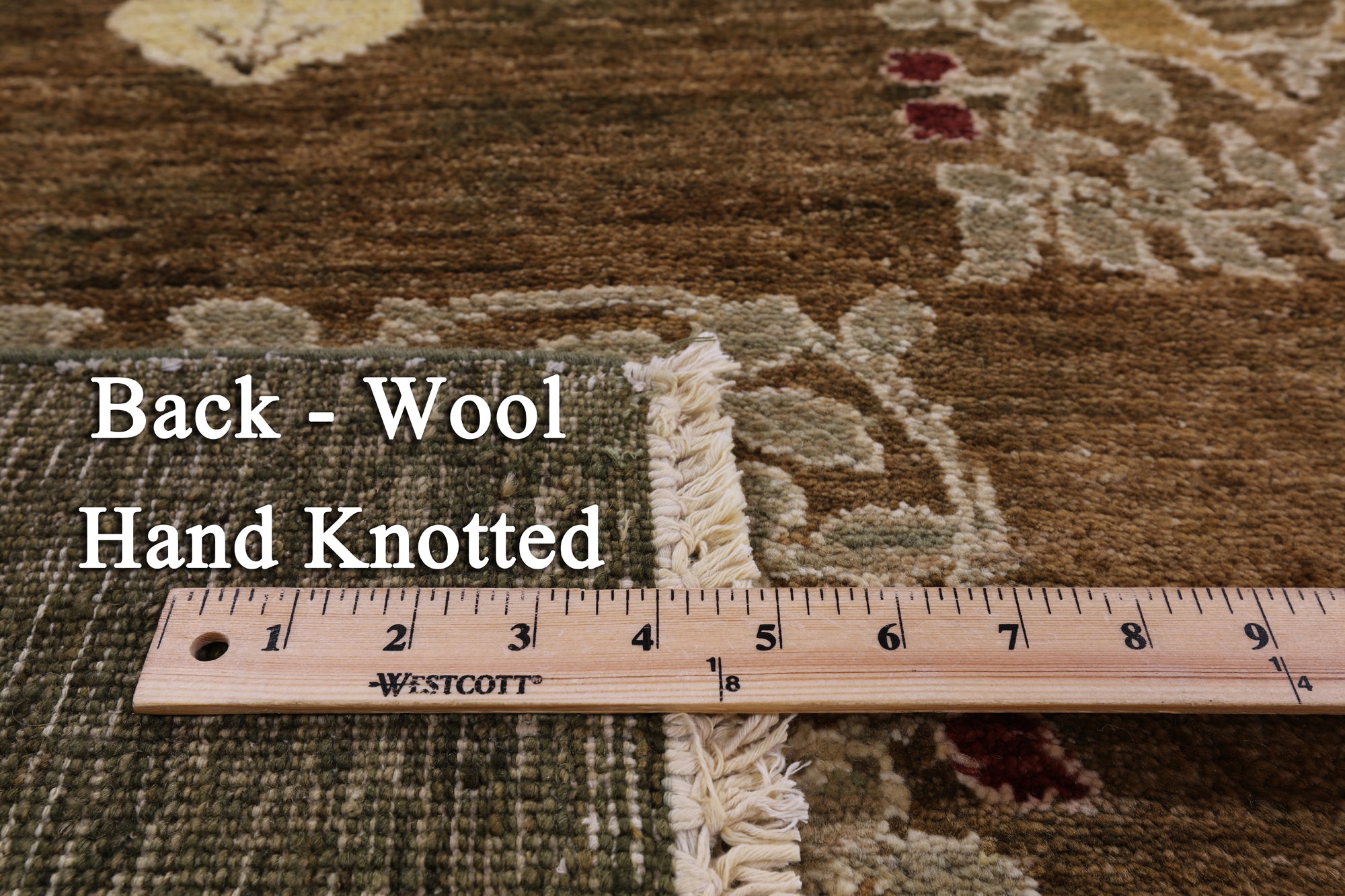 Persian Gabbeh Hand Knotted Wool Rug - 8' 10" X 12' 7" - Golden Nile