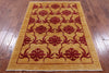 Persian Gabbeh Hand Knotted Wool Rug - 4' 3" X 5' 10" - Golden Nile