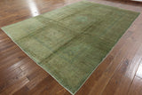 Overdyed 9 X 14 Hand Knotted Area Rug - Golden Nile