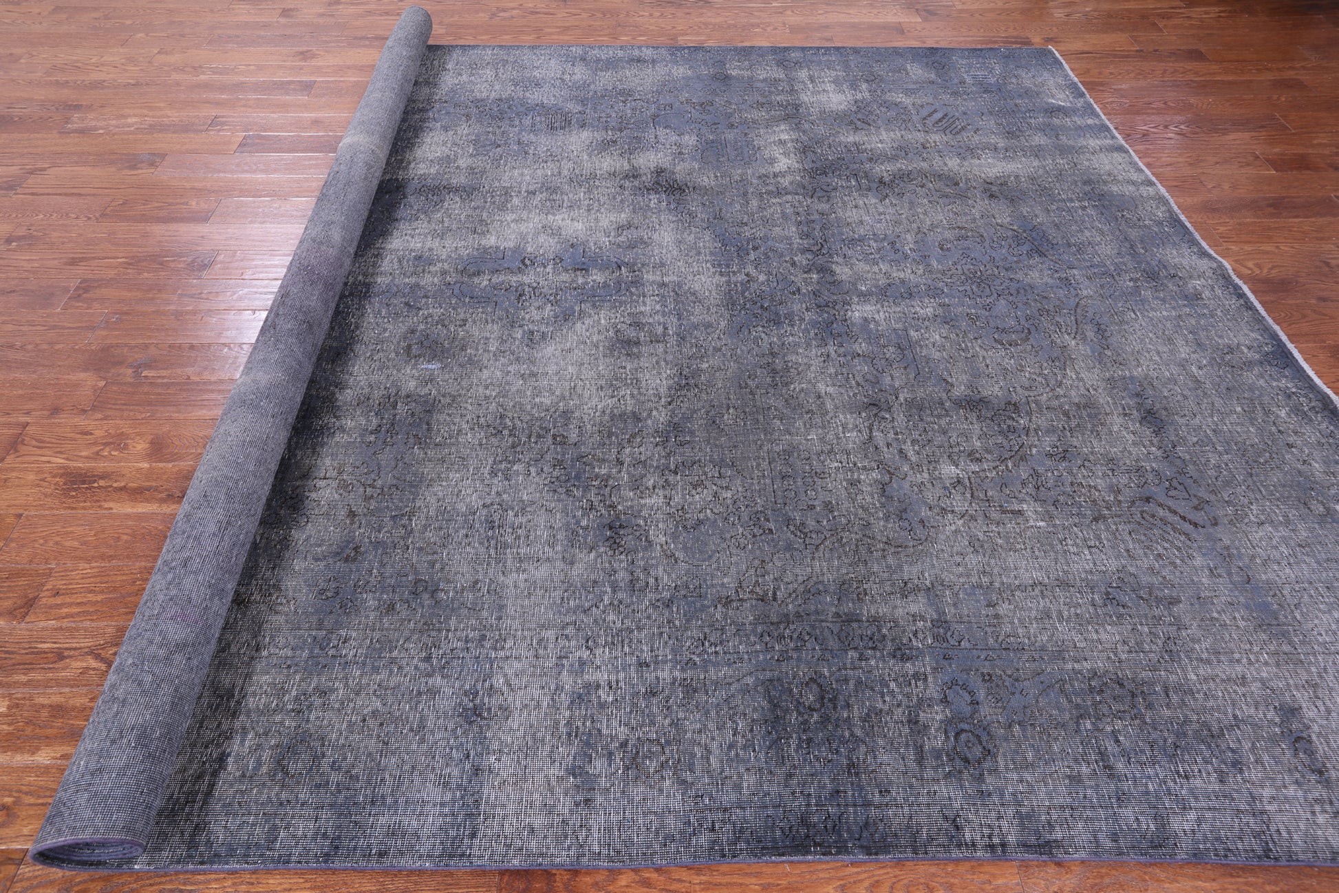 Persian Overdyed Hand Knotted Wool Rug - 9' 6" X 12' 4" - Golden Nile