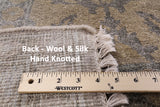 Wool & Silk Oushak Area Rug - 8' 10" X 12' - Golden Nile
