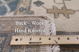 Ivory Turkish Oushak Handmade Wool Rug - 8' 0" X 9' 10" - Golden Nile