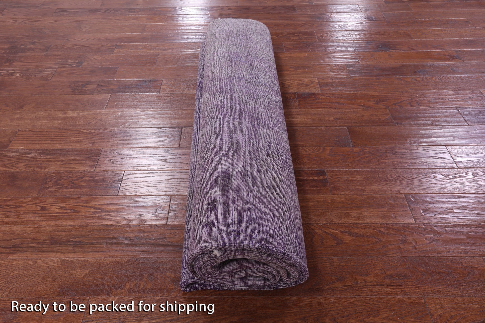 Purple Persian Overdyed Hand Knotted Wool Rug - 9' 5" X 12' 2" - Golden Nile