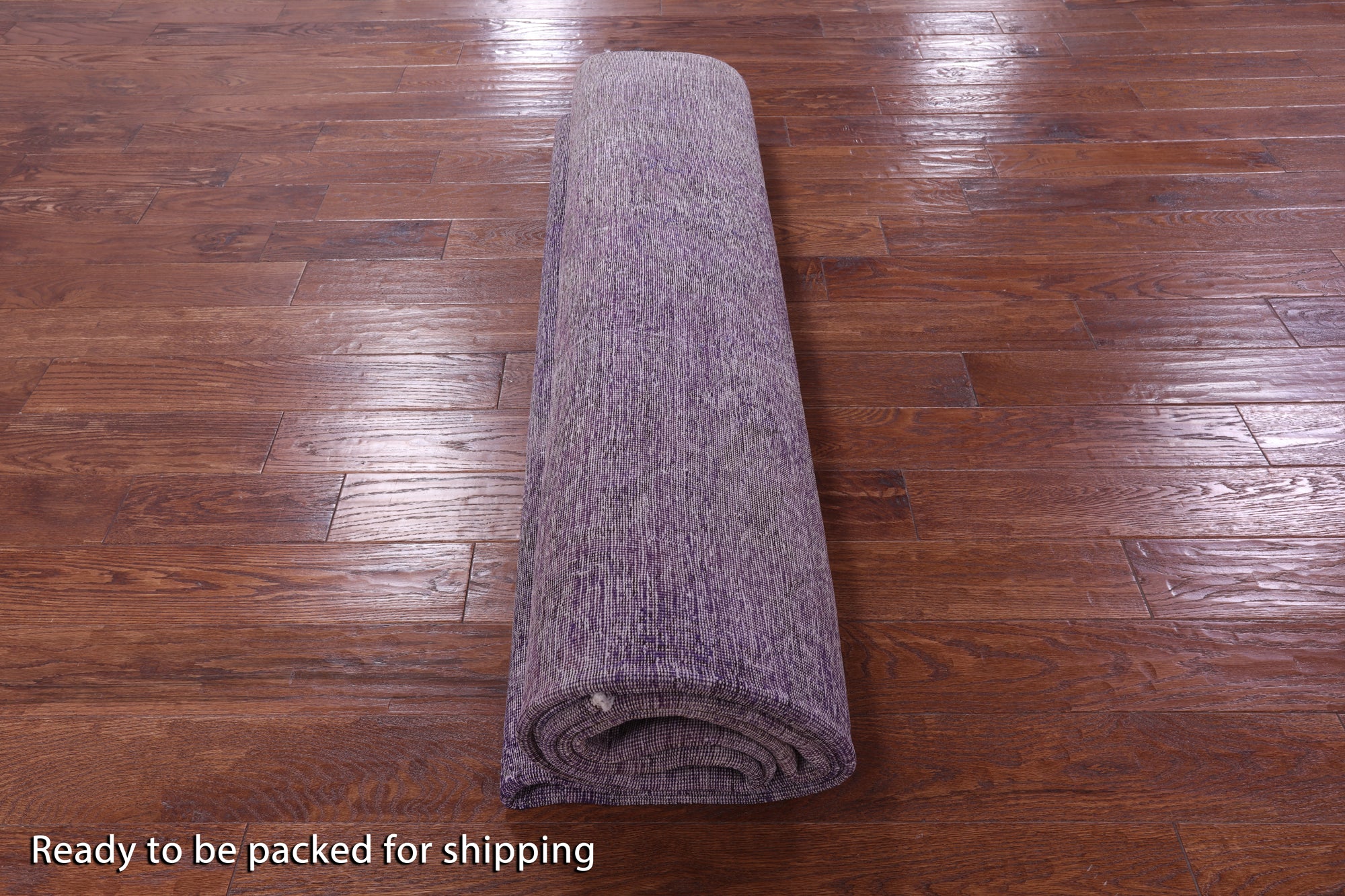 Purple Persian Overdyed Hand Knotted Wool Rug - 9' 5" X 12' 2" - Golden Nile