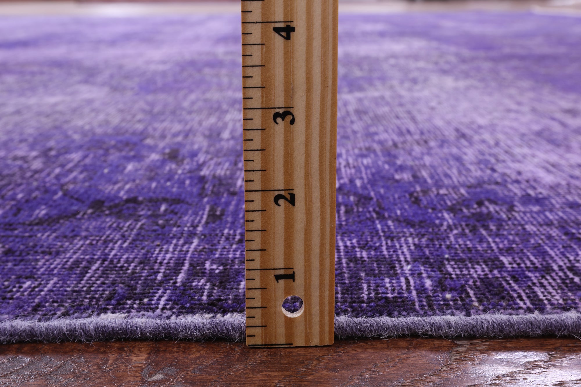 Purple Persian Overdyed Hand Knotted Wool Rug - 9' 5" X 12' 2" - Golden Nile