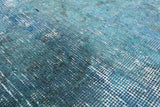 Persian Overdyed Hand-Knotted Wool Rug - 9' 7" X 12' 7" - Golden Nile