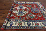 8 X 11 Super Kazak Hand Knotted Rug - Golden Nile