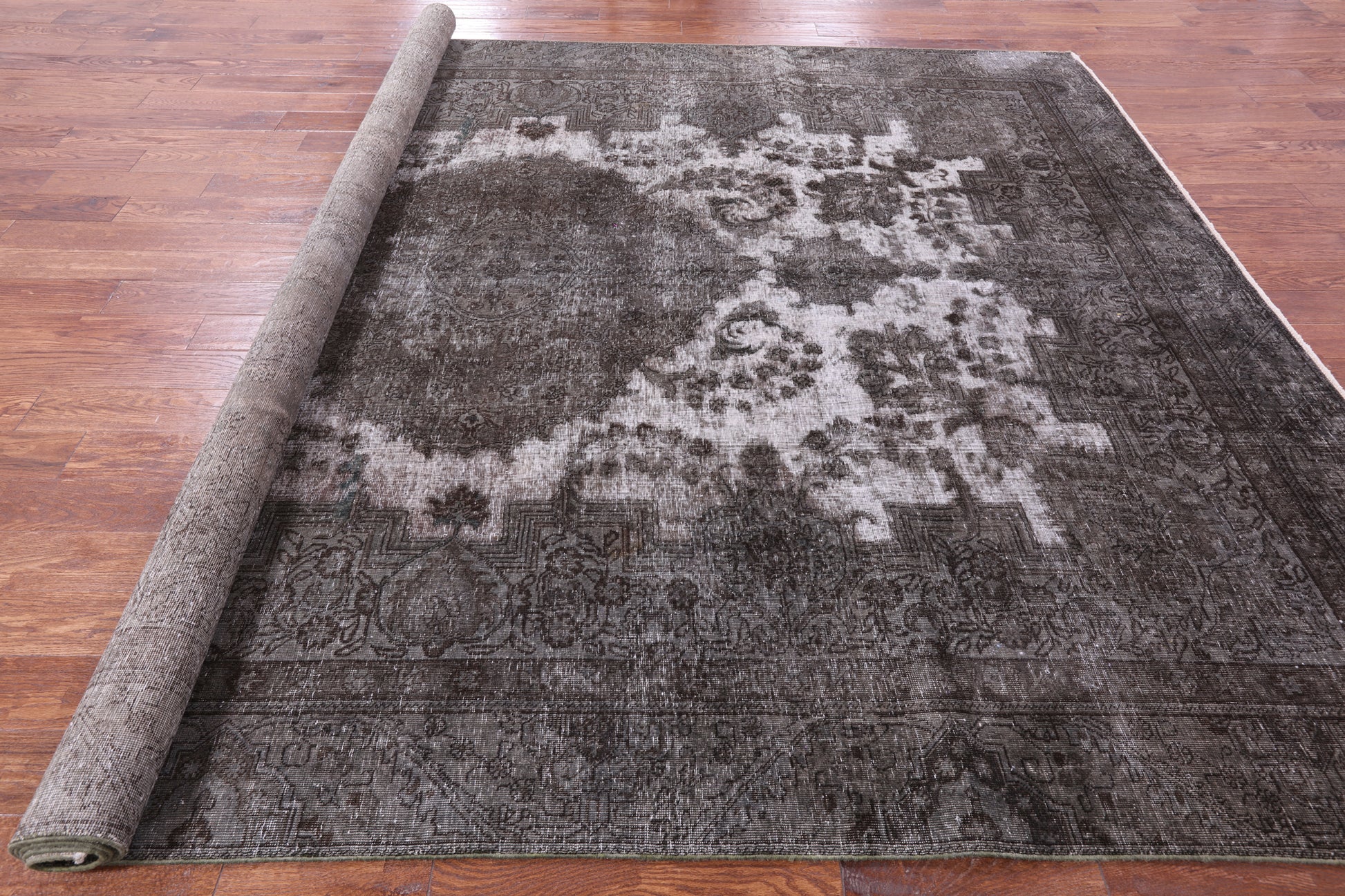 Persian Overdyed Hand Knotted Rug - 9' 2" X 12' 3" - Golden Nile