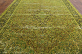 Overdyed 10 X 13 Hand Knotted Rug - Golden Nile