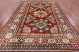 Super Kazak Handmade Wool Rug - 6' 10" X 9' 5" - Golden Nile