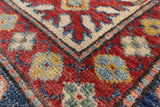 Super Kazak Handmade Wool Rug - 6' 10" X 9' 5" - Golden Nile