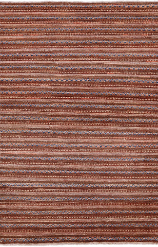 Tribal Gabbeh Handmade Area Rug - 4' 6