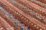 Tribal Gabbeh Handmade Area Rug - 4' 6" X 6' 9" - Golden Nile