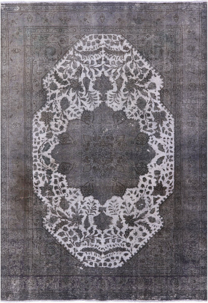 Persian Overdyed Hand Knotted Wool Rug - 8' 3" X 11' 7" - Golden Nile