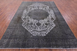 Persian Overdyed Hand Knotted Wool Rug - 8' 3" X 11' 7" - Golden Nile