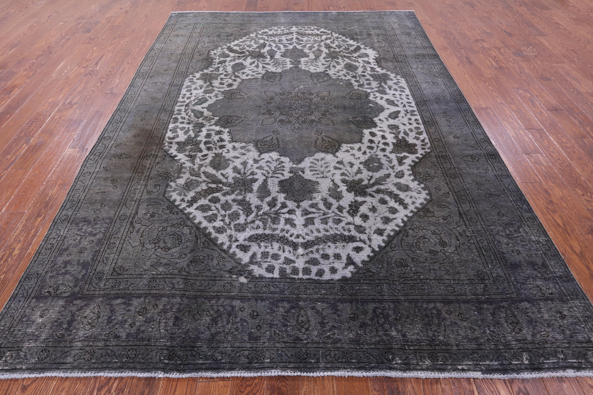 Persian Overdyed Hand Knotted Wool Rug - 8' 3" X 11' 7" - Golden Nile