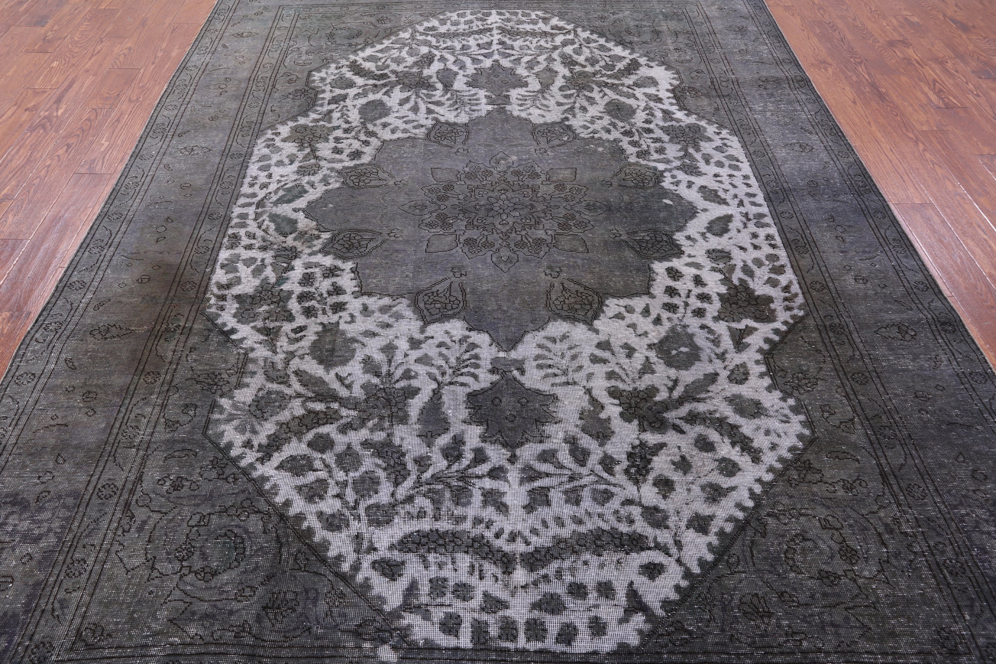 Persian Overdyed Hand Knotted Wool Rug - 8' 3" X 11' 7" - Golden Nile