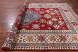 Red Kazak Handmade Area Rug - 8' 2" X 12' 3" - Golden Nile