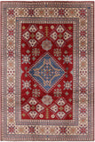 Red Kazak Handmade Area Rug - 8' 2" X 12' 3" - Golden Nile