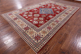 Red Kazak Handmade Area Rug - 8' 2" X 12' 3" - Golden Nile