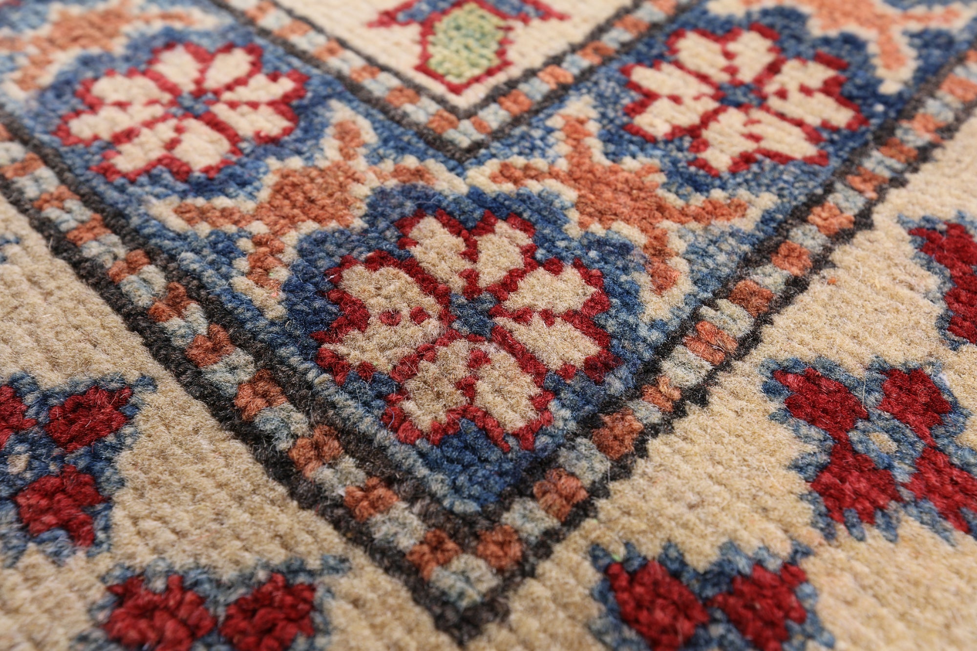 Red Kazak Handmade Area Rug - 8' 2" X 12' 3" - Golden Nile