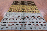 Persian Gabbeh Tribal Handmade Wool Rug - 6' 7" X 9' 10" - Golden Nile