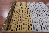 Persian Gabbeh Tribal Handmade Wool Rug - 6' 7" X 9' 10" - Golden Nile
