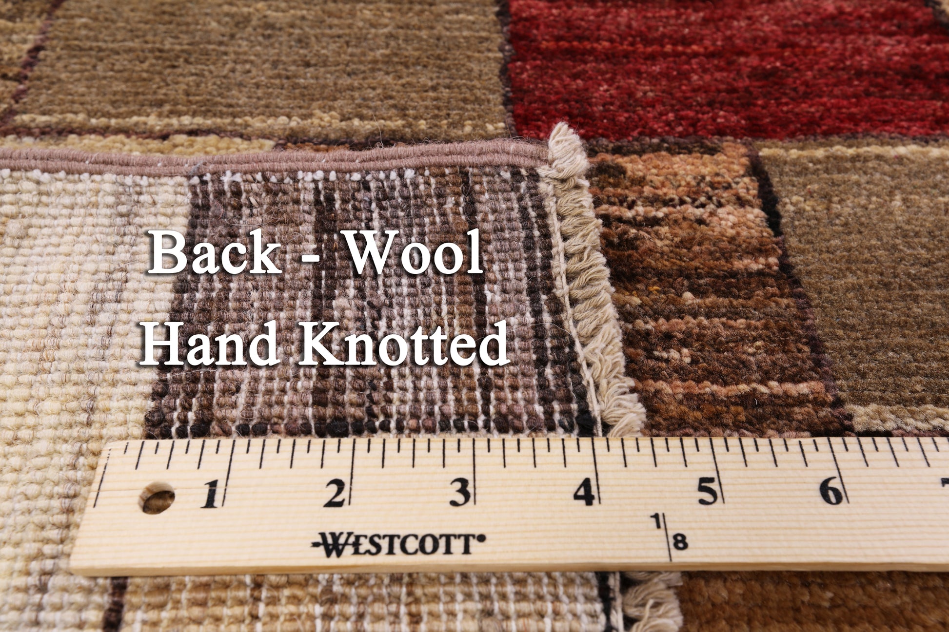 Persian Gabbeh Hand Knotted Wool Rug - 6' 7" X 9' 7" - Golden Nile