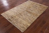 Super Gabbeh Hand Knotted Wool Rug 5 X 7 - Golden Nile