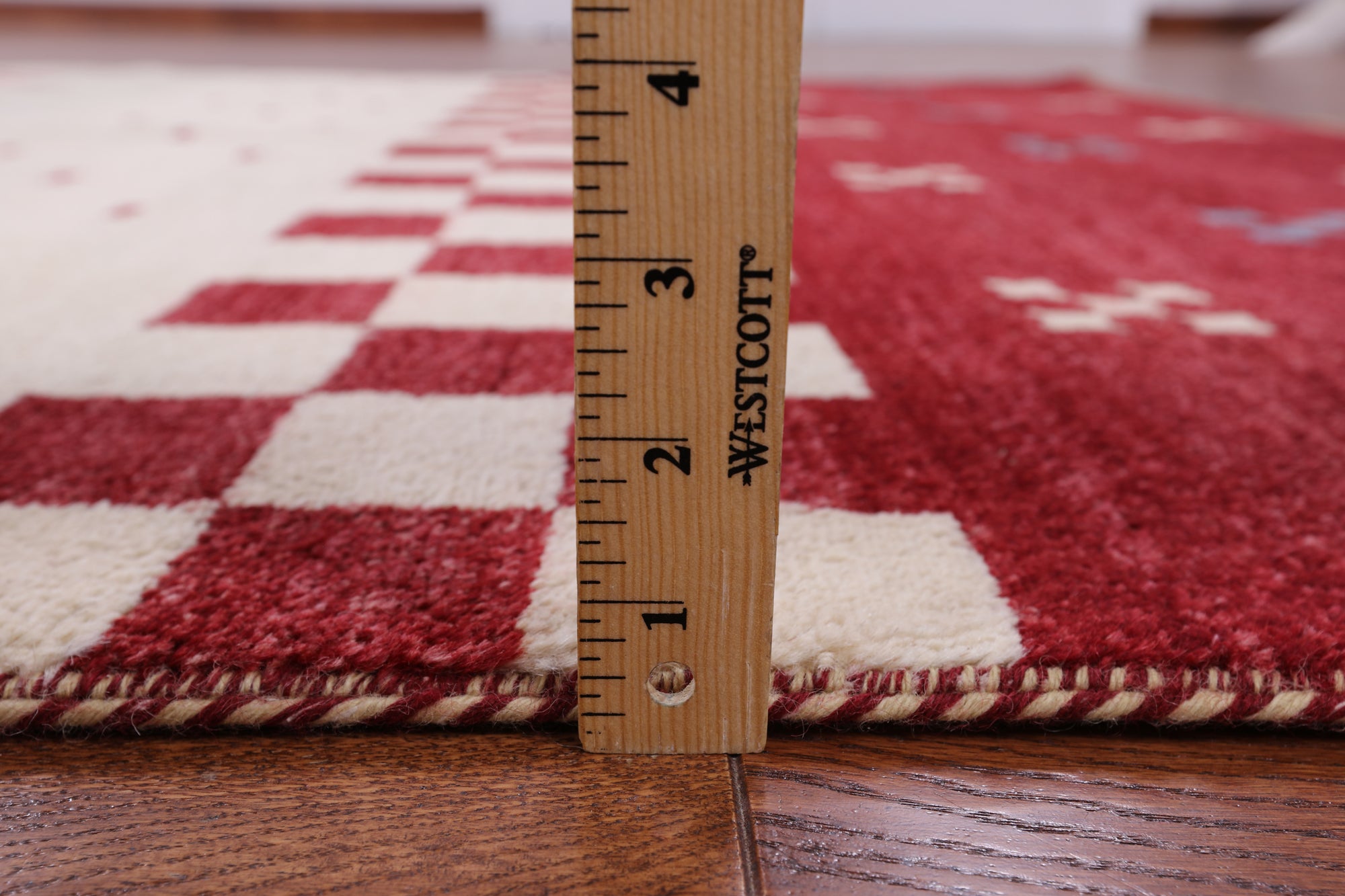 Persian Gabbeh Handmade Wool Rug - 5' 8" X 8' 0" - Golden Nile