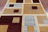 Persian Gabbeh Handmade Wool Rug - 5' 8" X 8' 5" - Golden Nile