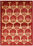 Persian Gabbeh Hand Knotted Wool Rug - 4' 9" X 6' 6" - Golden Nile