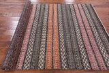 Tribal Gabbeh Hand Knotted Wool Rug - 5' 5" X 8' 5" - Golden Nile