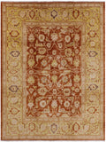 Chobi Peshawar Hand Knotted Rug - 10' 1" X 13' 7" - Golden Nile