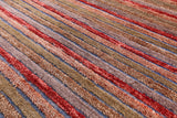 Persian Gabbeh Hand Knotted Wool Rug - 5' 7" X 8' 5" - Golden Nile