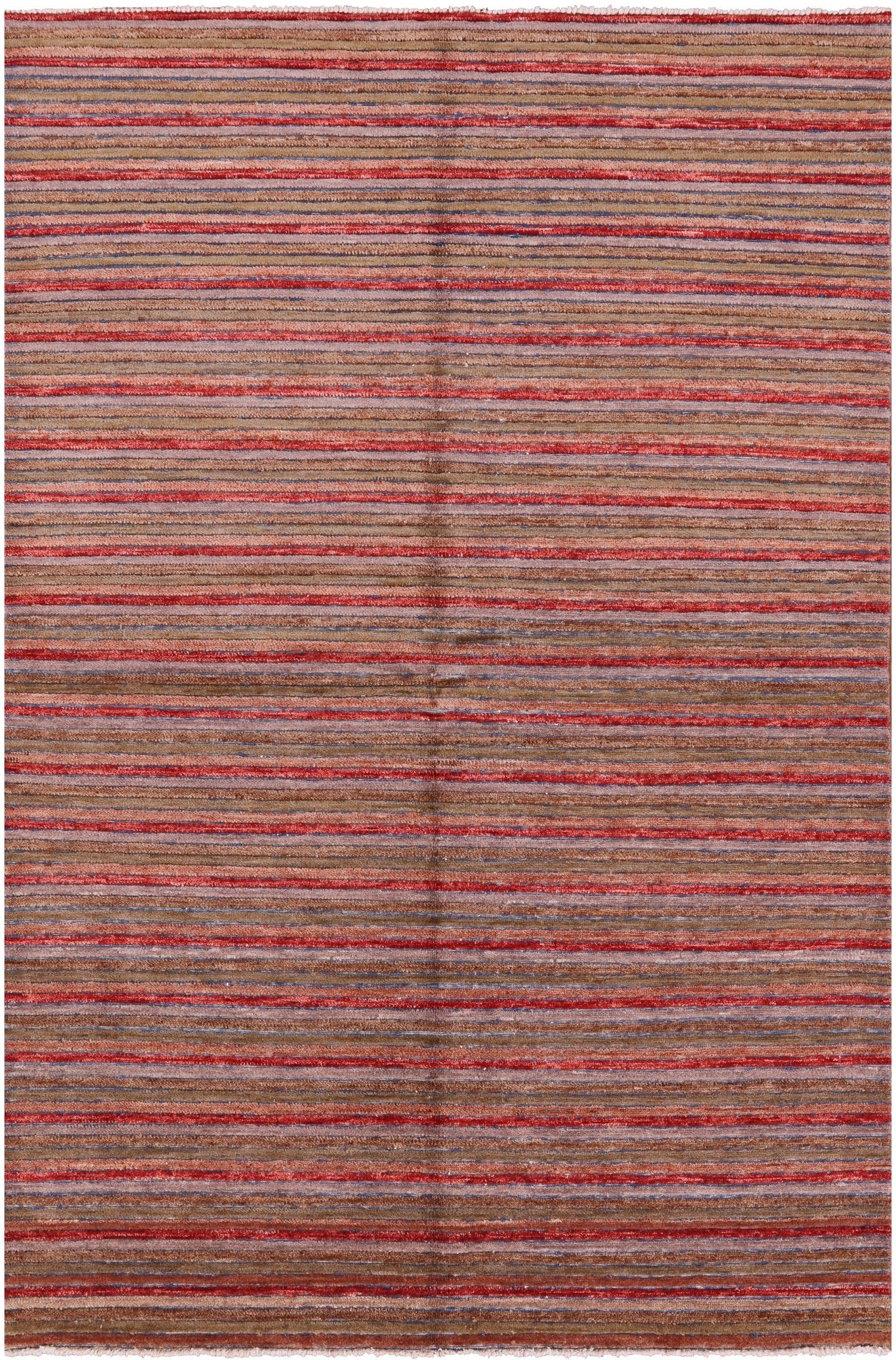 Persian Gabbeh Hand Knotted Wool Rug - 5' 7" X 8' 5" - Golden Nile