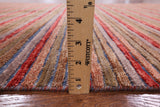Persian Gabbeh Hand Knotted Wool Rug - 5' 7" X 8' 5" - Golden Nile