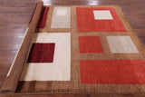 Persian Gabbeh Hand Knotted Wool Rug - 6' 9" X 9' 10" - Golden Nile