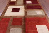 Persian Gabbeh Hand Knotted Wool Rug - 6' 9" X 9' 10" - Golden Nile