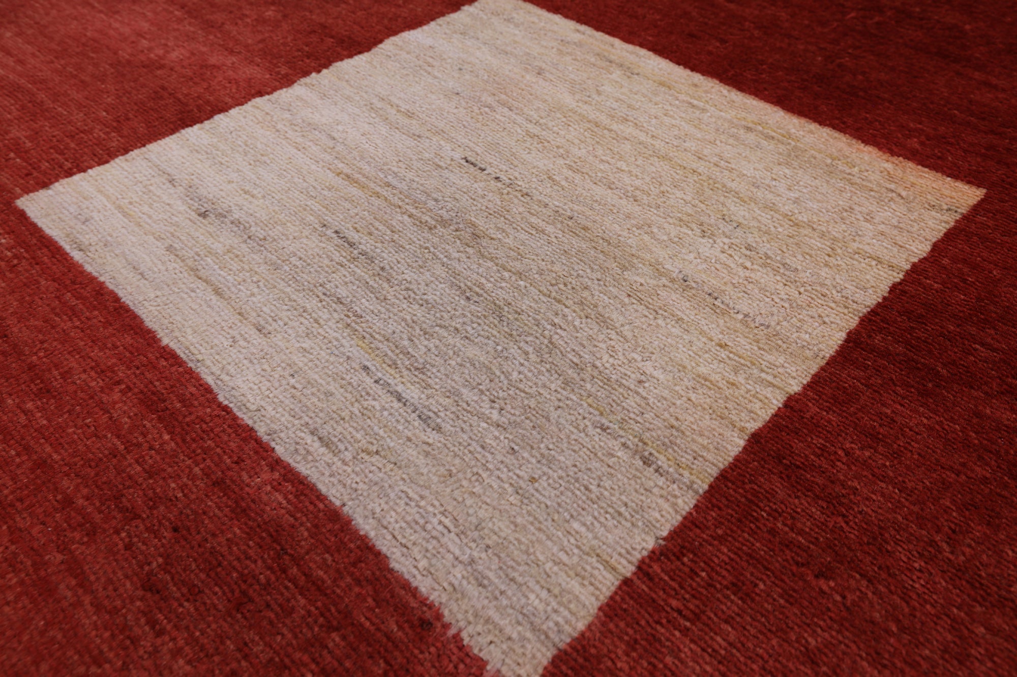 Persian Gabbeh Hand Knotted Wool Rug - 6' 9" X 9' 10" - Golden Nile