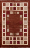 Persian Gabbeh Hand Knotted Wool Rug - 6' 7" X 10' 1" - Golden Nile