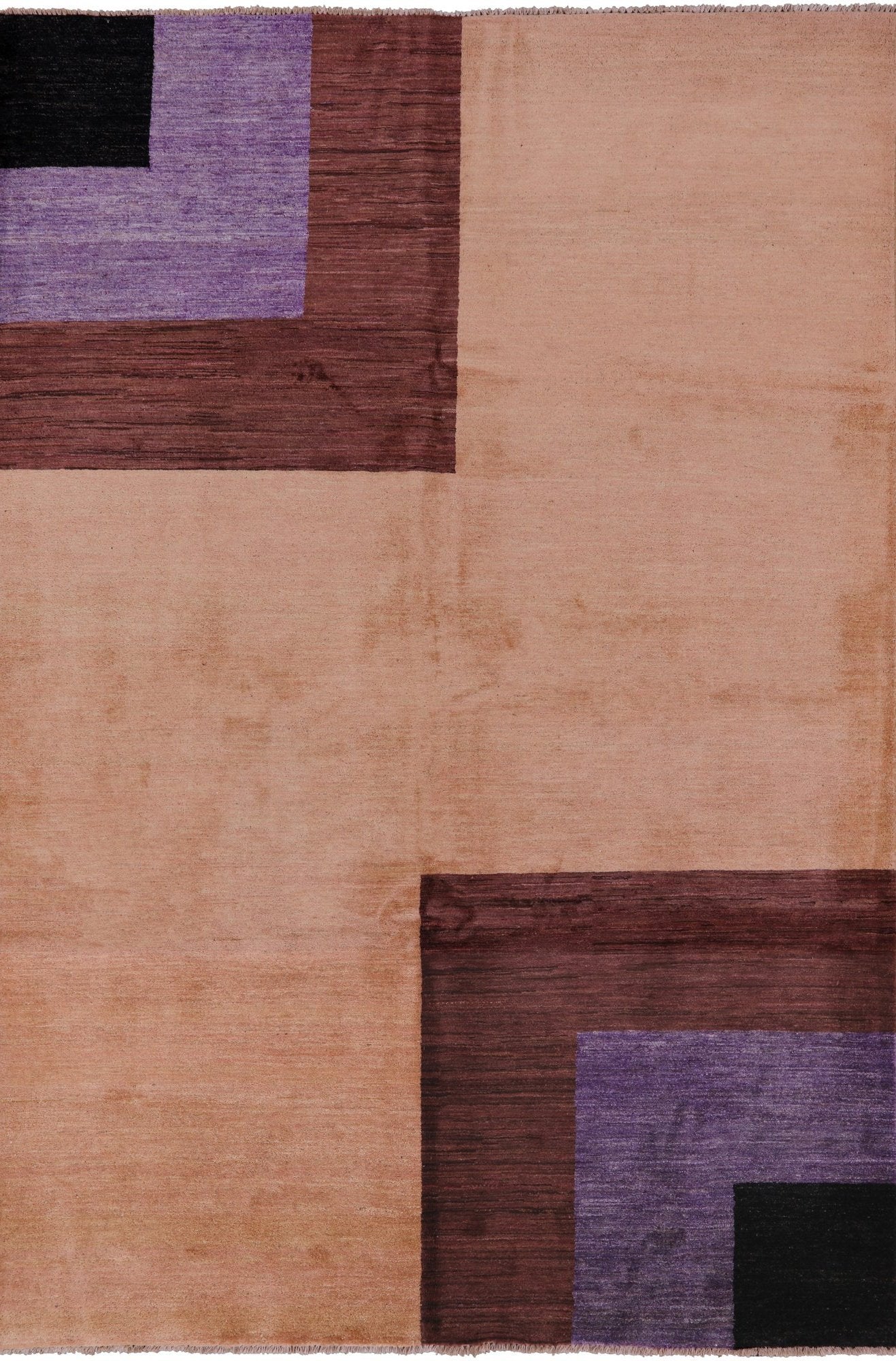 Persian Gabbeh Handmade Wool Rug - 6' 8" X 9' 10" - Golden Nile